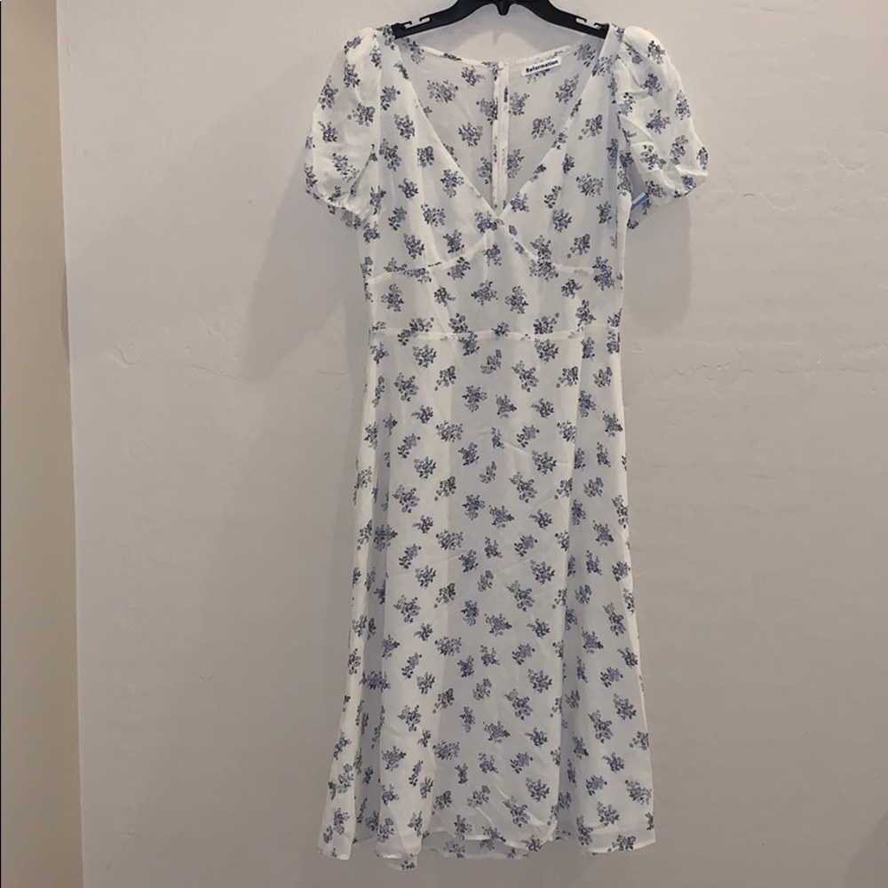 Reformation Midi floral dress